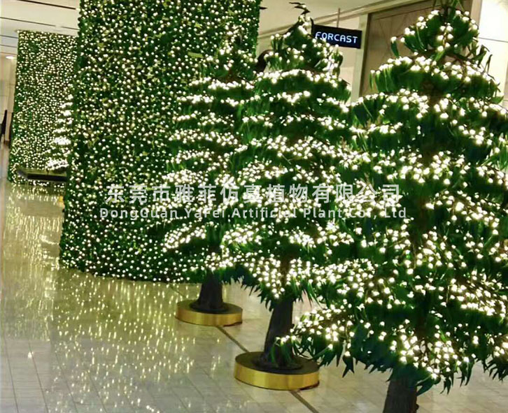 澳大利亚Westfield商场LED仿真树、仿真植物墙造景.jpg