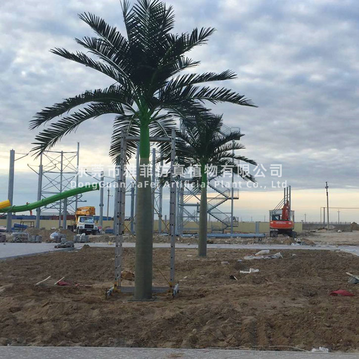 哈萨克斯坦室外仿真椰子树、仿真海藻树工程项目02.jpg
